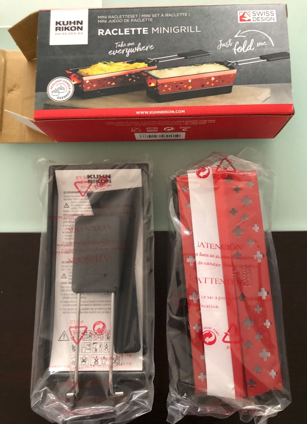 Kuhn Küchengeräte: Raclette Minigrill - Kuhn Rikon – Neu und originalverpackt aus St. Gallen von Allegra_blue 4