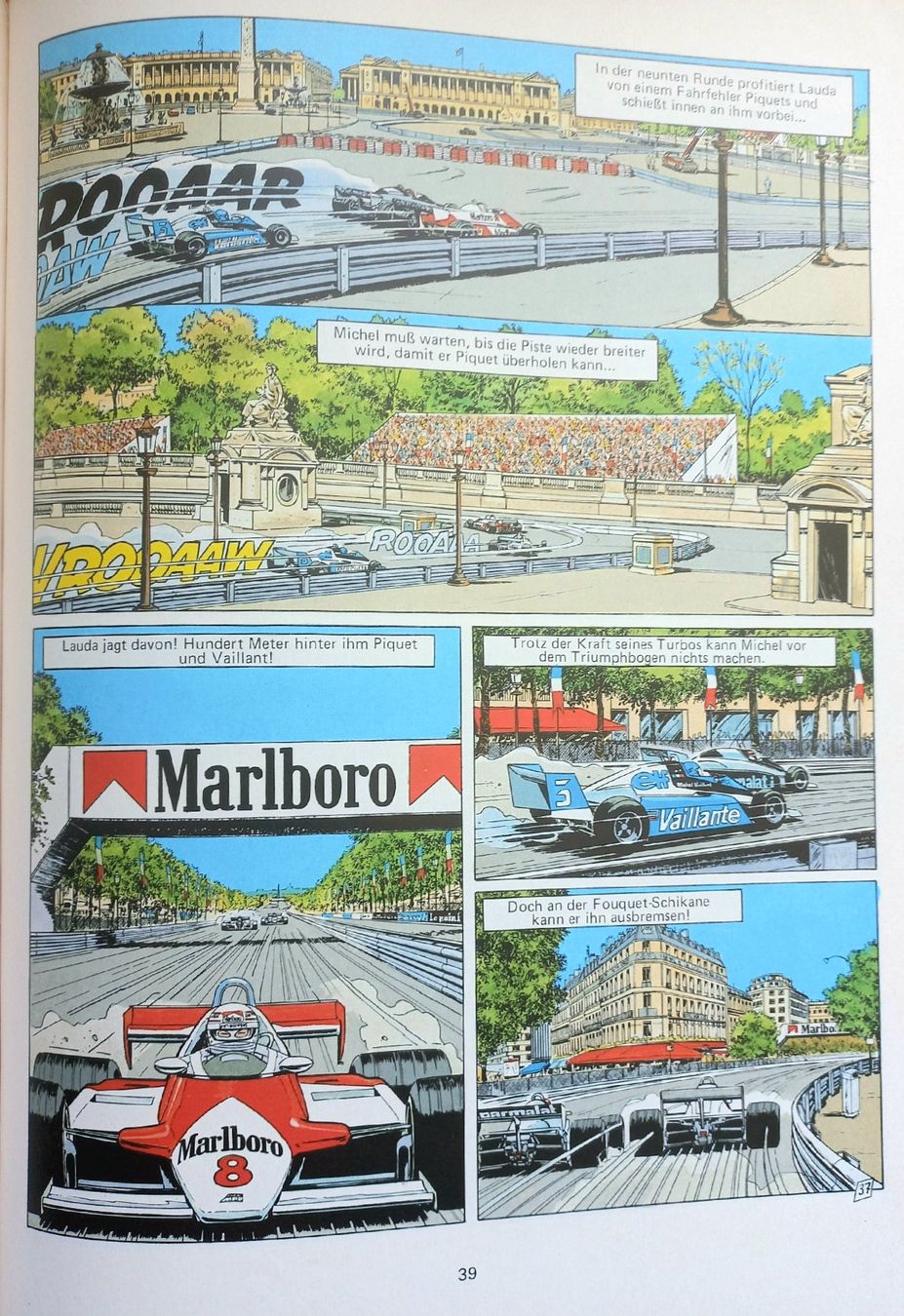 Fumetti: Comic - Michel Vaillant 7 - Superrennen – Usato da Niederuzwil venduto da lubimaja 4