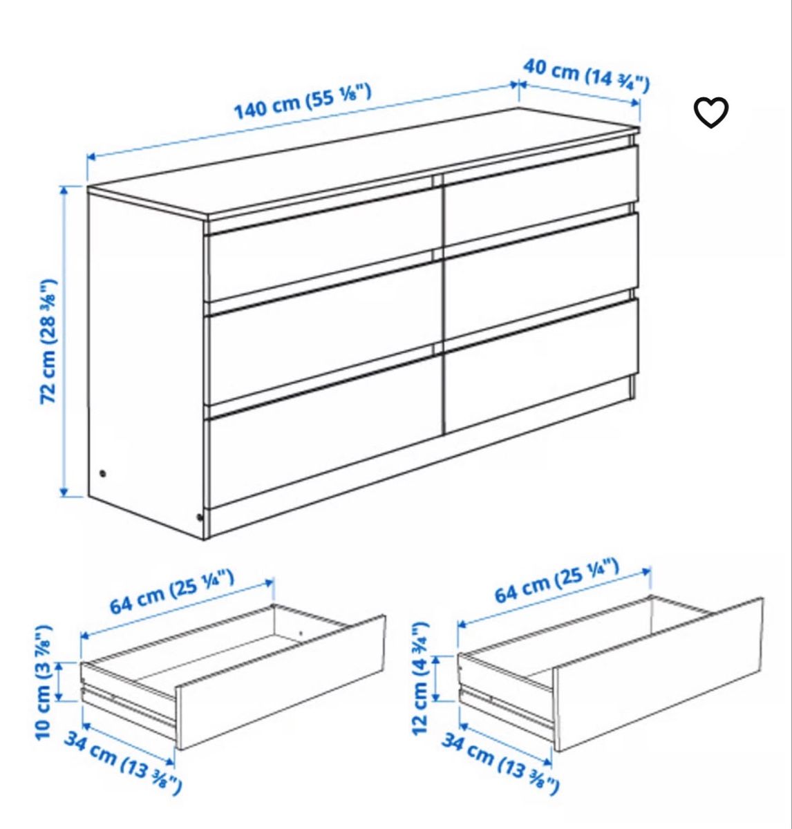 Kommoden: Ikea Kommode – Neu (gemäss Beschreibung) aus Uetikon am See von lau_5jpz 3