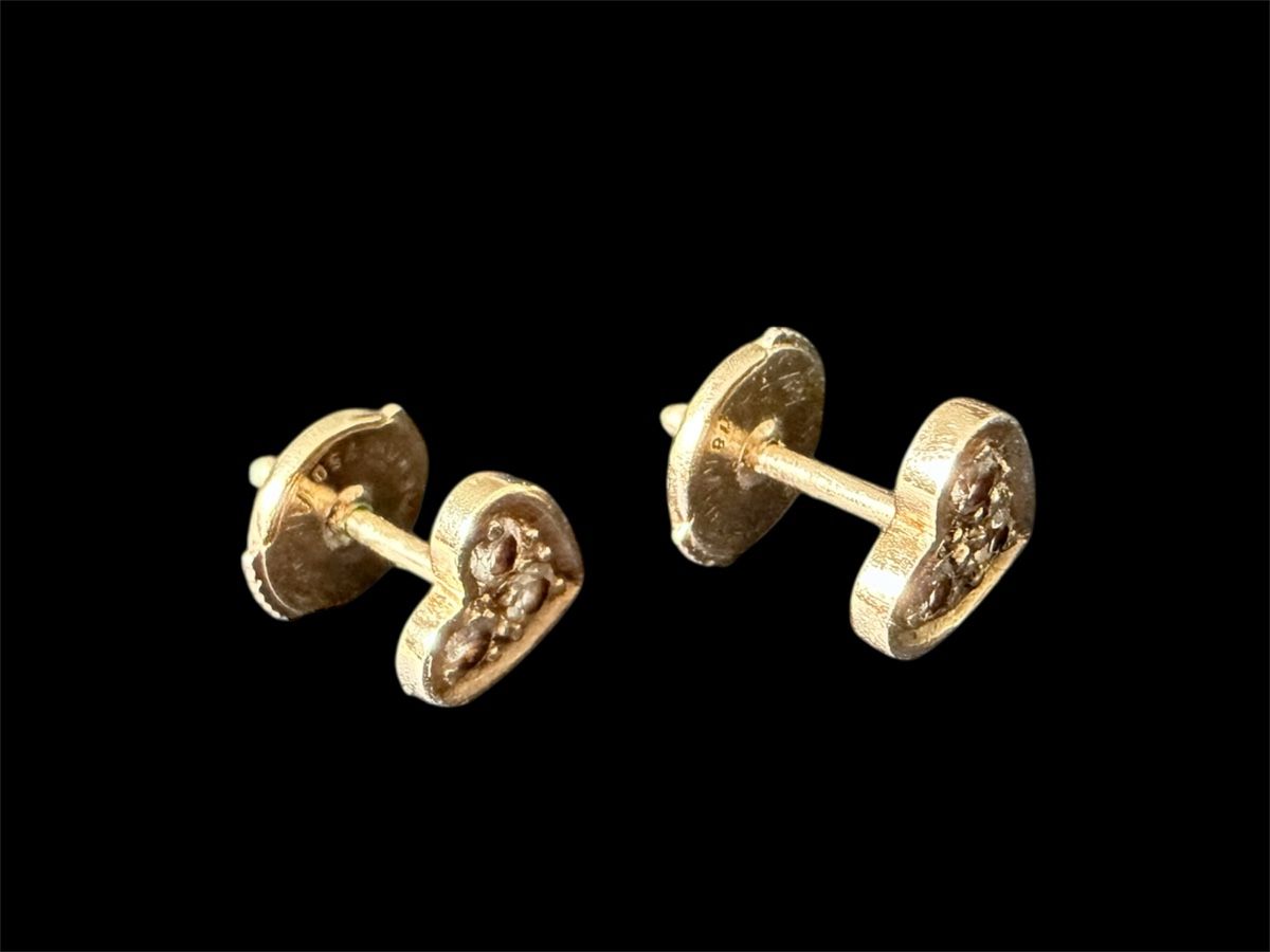 Orecchini pendenti & Orecchini a lobo: Ohrstecker Herzform mit 6 Brillanten – Usato da Hagendorn venduto da meryem79 2