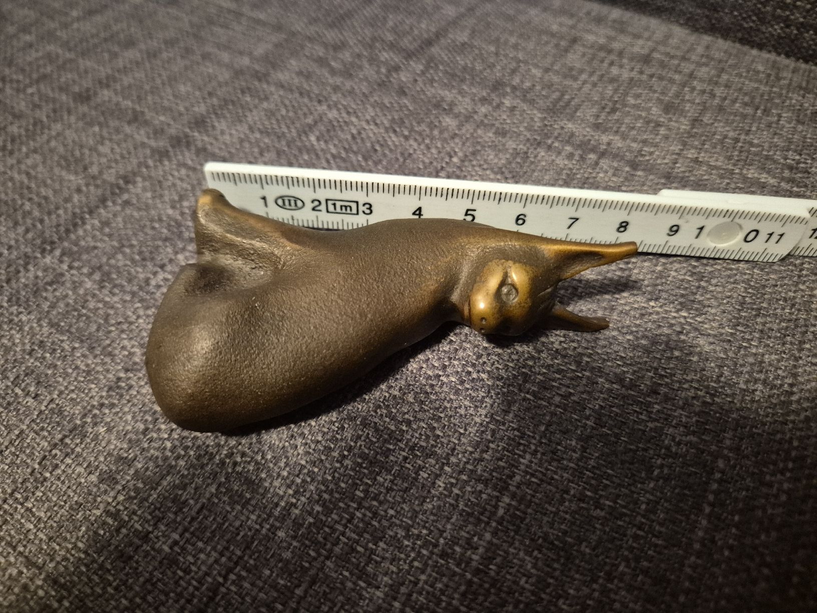 Statuette: Katzenfigur vermutlich aus Bronze – Usato da Binningen venduto da rom_9ls7 3