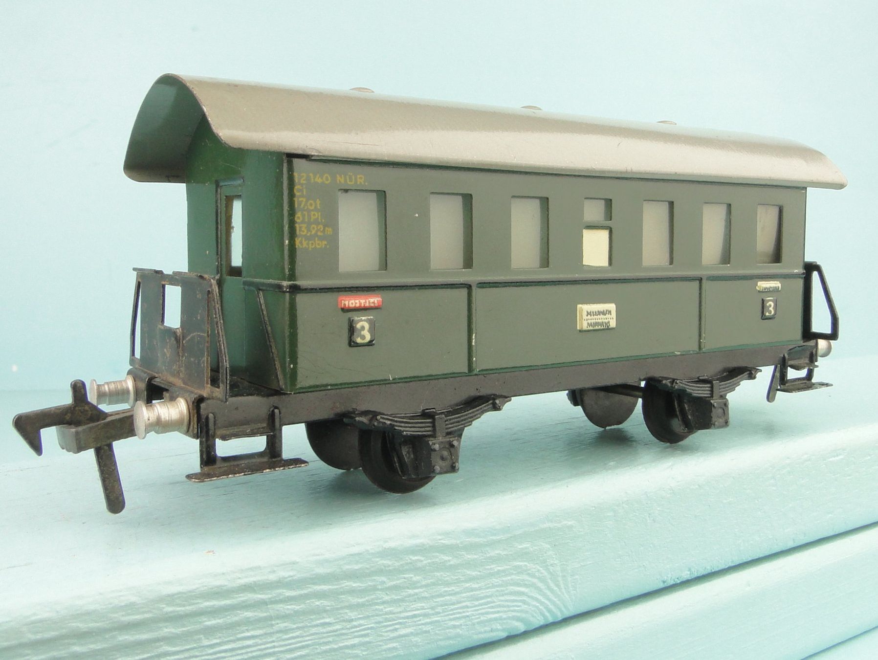 Fleischmann Modellini di ferrovie: Fleischmann H0 1465 Personenwagen, blech – Usato da Bülach venduto da cann11 2