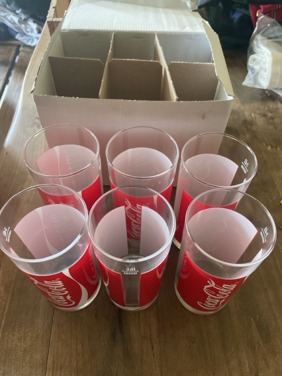 Coca-Cola Gläser: Lot de 6 verres Coca-Cola bon état – Neu und originalverpackt aus Meyrin von jul_km5p 1