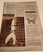 Magazine ancien on a marché sur la lune Tintin Hergé 1952