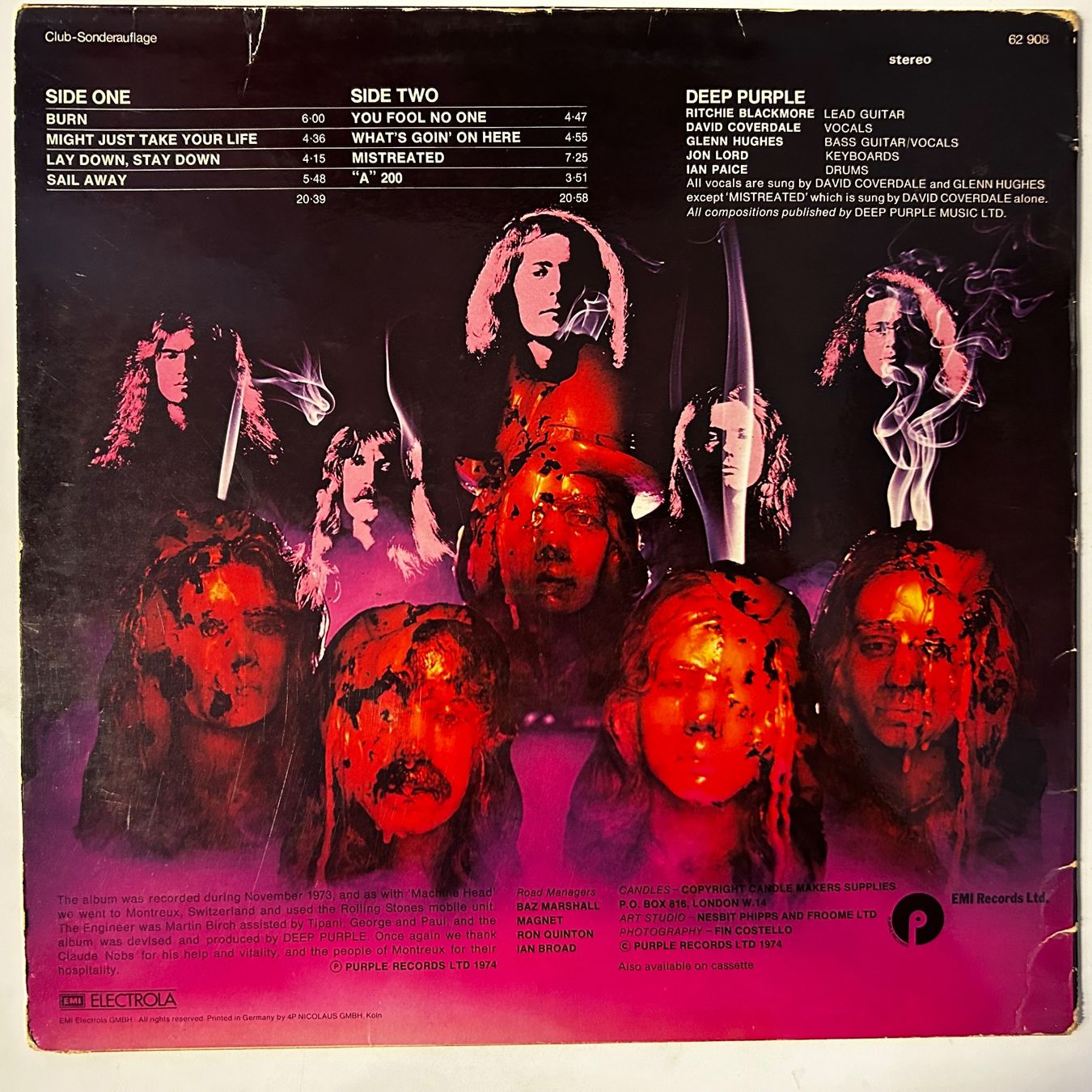 Dischi in vinile: Deep Purple - Burn,  LP Vinyl Schallplatte – Usato da Aesch BL venduto da BernisFlomi 1
