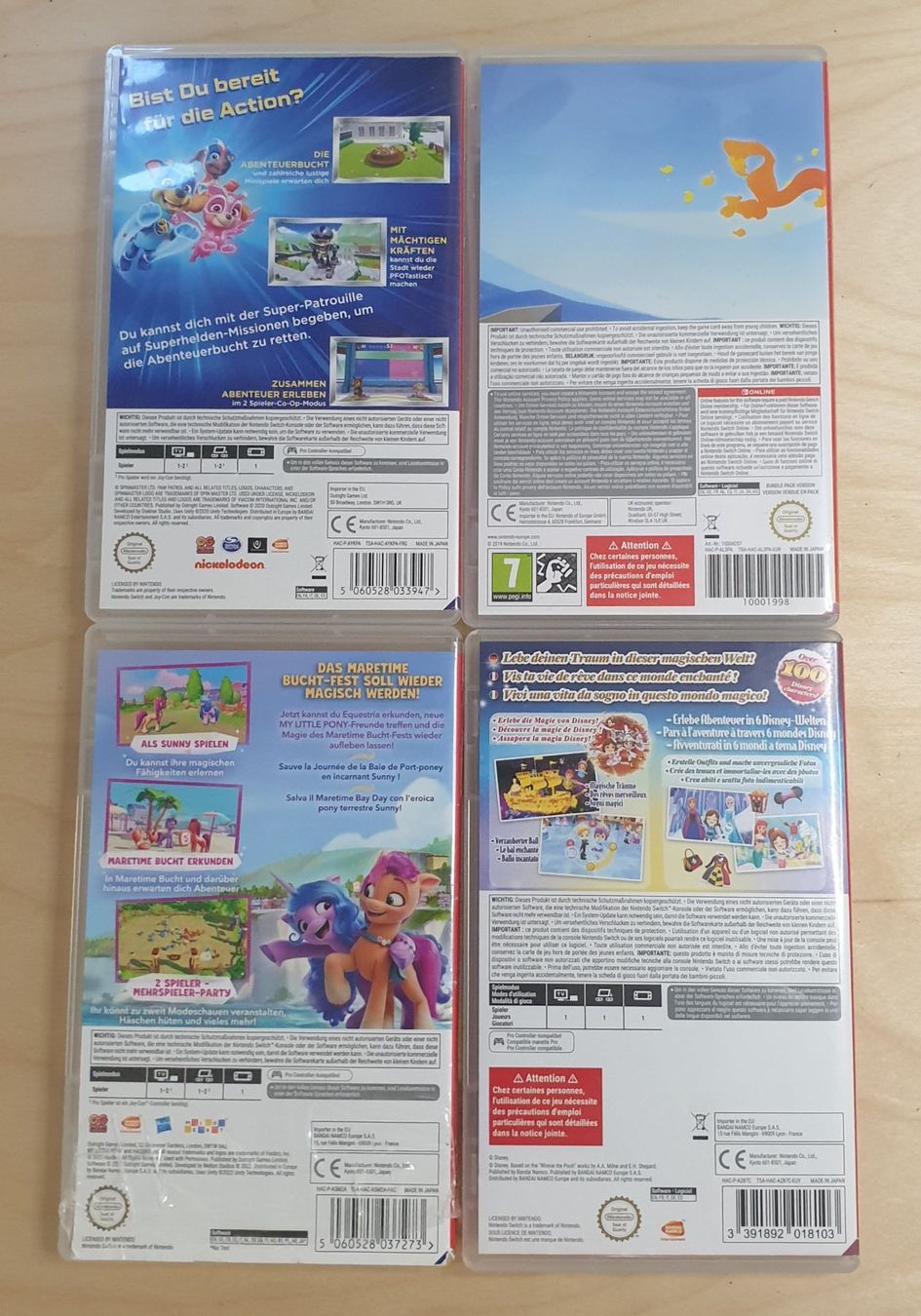 Nintendo Giochi: Lot de 4 jeux Nintendo Switch – Usato da Posieux venduto da Csardas. 1