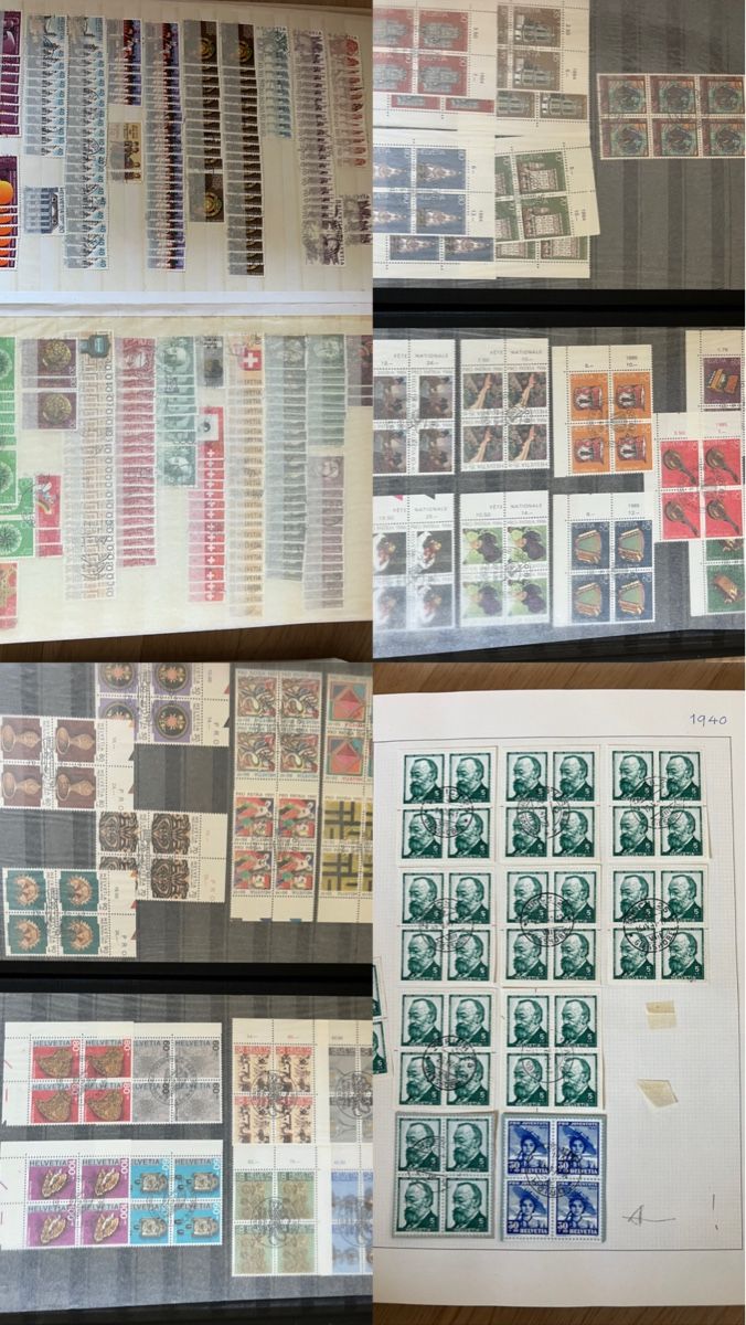 Tutti i francobolli: Grosser Stöberposten Briefmarken Schweiz – Usato da Braunau venduto da Desil2511 2