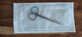 Neue, sterile Iris Schere, 11.5 cm - 1stk.