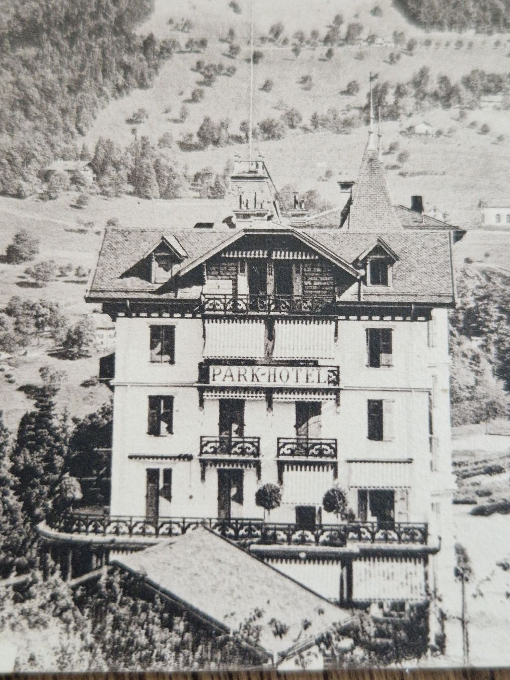 Cartoline postali: Park-Hôtel, Glion – Usato da Ebikon venduto da Donar50 1