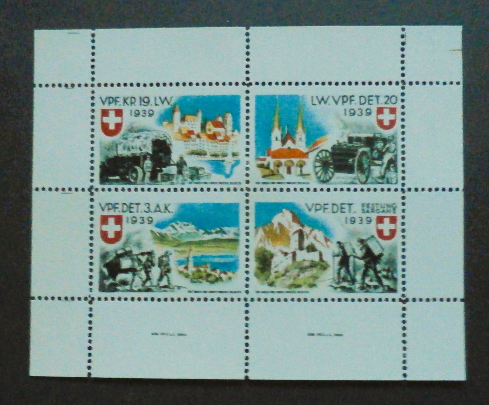 Tutti i francobolli: Soldatenmarken Block** – Nuovo (secondo la descrizione) da Kehrsatz venduto da Bernherb2 1