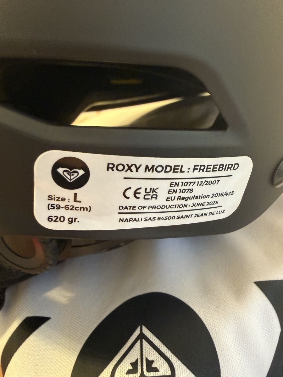 Roxy Caschi: NEU: Roxy Skihelm/Snowboardhelm schwarz, Grösse L – Nuovo e nell'imballaggio originale da Baden venduto da naschalbo 1