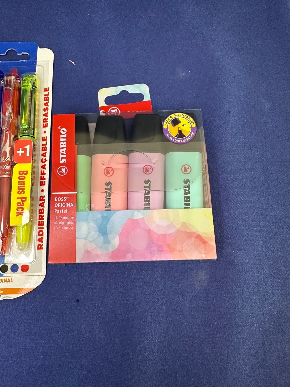 Stabilo Penna & Evidenziatori: Pilot Frixion Stifte und Stabilo Textmarker – Nuovo e nell'imballaggio originale da Liestal venduto da FuV01 2