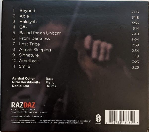 CD: Avishai Cohen, Nitai Hershkovits & Daniel Dor -From Darkness – Usato da Unterbäch venduto da fiqsa 1