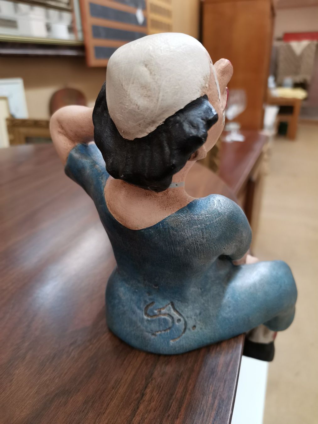 Sculture & Statue: Clown Achatit mit Maus Skulptur – Usato da Suhr venduto da Brocki-Suhr 3