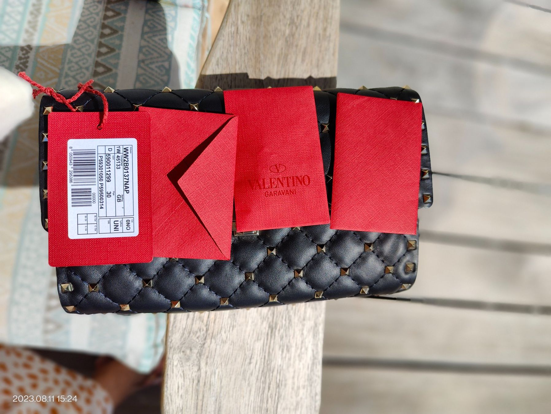 Valentino Taschen für Damen: Valentino rockstud spike woc, Black – Gebraucht aus Hausen AG von locitg 3