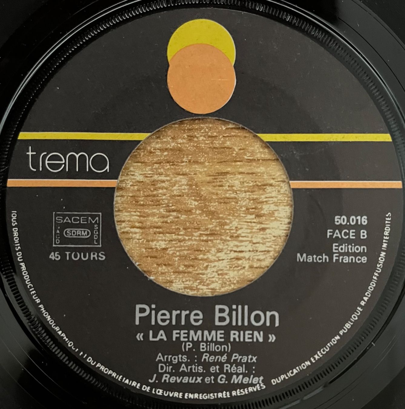 Schallplatten: PIERRE BILLON - LA REINE – Gebraucht aus Bussigny von vinyl-pas-cher 3