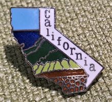 N319 - Alter Pin Amerika USA Bundesstaat - California
