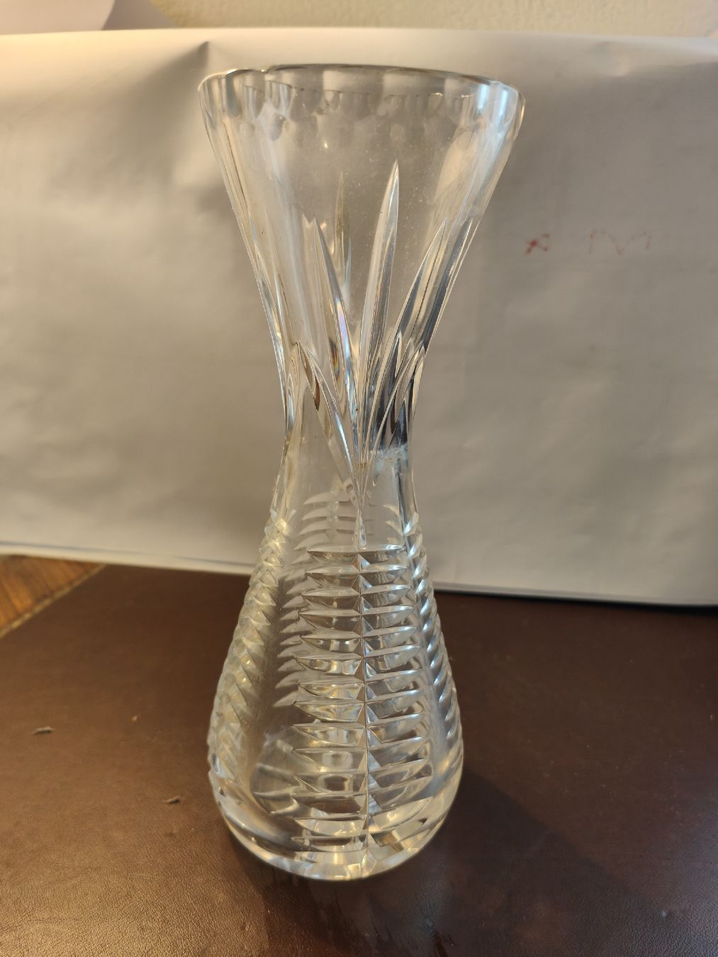 Vasi & Recipienti: Elegante Kristallvase, geschliffen – Usato da Flumenthal venduto da mar_wyw8