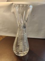 Elegante Kristallvase, geschliffen