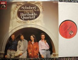 Schubert Streichquartett Nr.15 Bartholdy Quart. LP GEWASCHEN