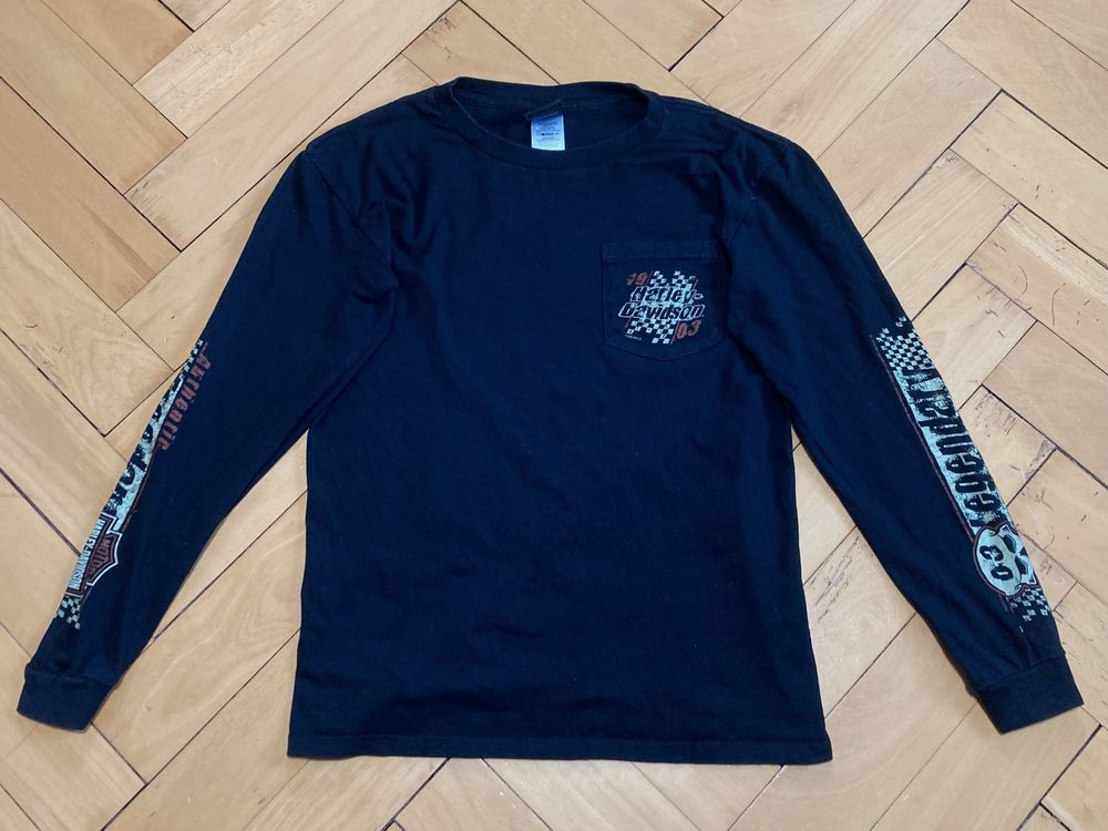 Harley-Davidson T-shirt: 2014 LS Pocket T-Shirt Harley Davidson Rhein-Neckar 4 Prints – Usato da Lausanne venduto da le_souk 1