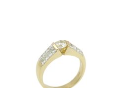 Diamant Ring ca. 0.7ct 18K Gelbgold *S3981