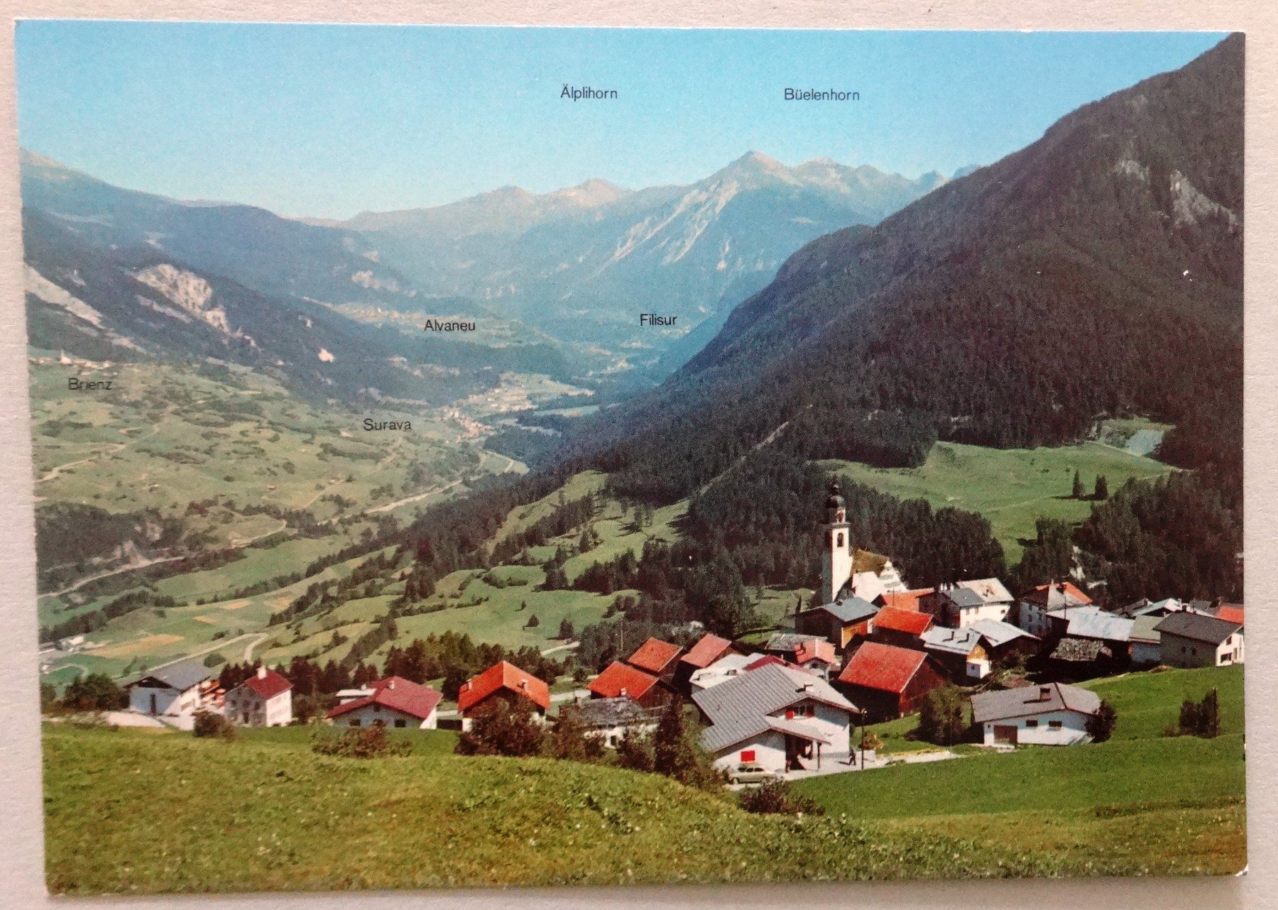 Cartoline postali: Mon, 1227 m, Albulatal – Usato da Fétigny venduto da Billy2miny