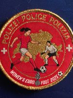 Polizei Abzeichen Badge Eurofoot Damen 2025 Goldrand Stoff n