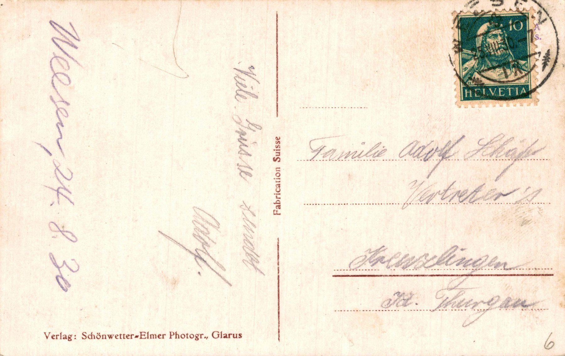 Cartoline postali: Weesen mit Walensee – Usato da Bronschhofen venduto da Astore 1