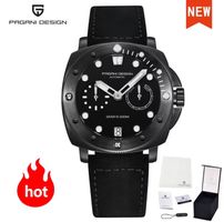 Pagani Design Automatik Taucheruhr 200m – Schwarz NEU & OVP