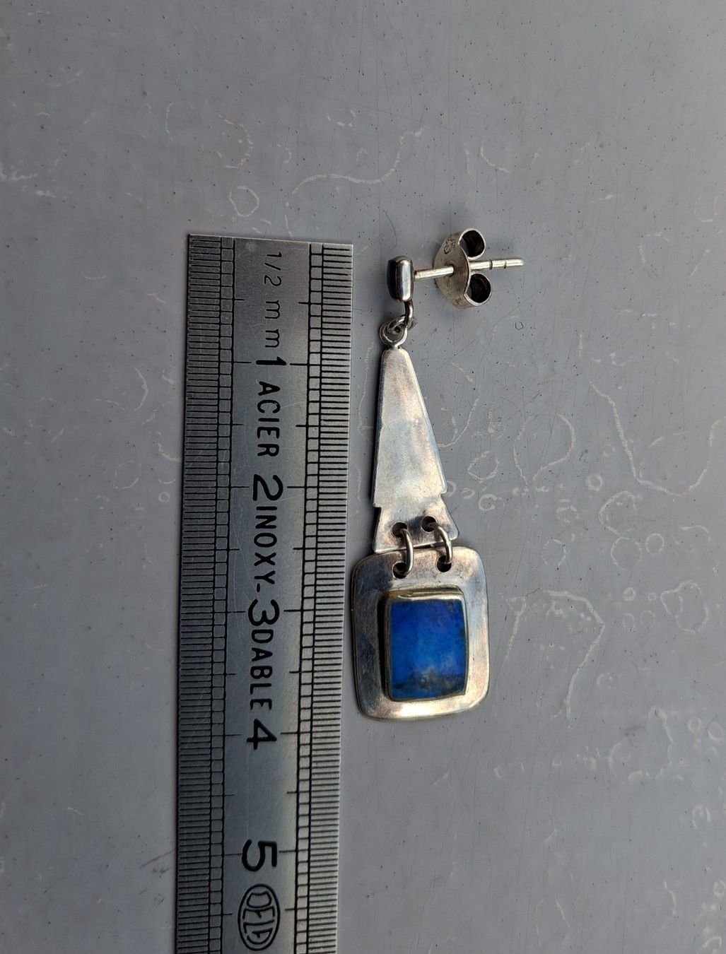 Ohrringe & -stecker: Ohrhänger Silber 925 Lapislazuli Vintage, Einzelstück – Neu (gemäss Beschreibung) aus Wald ZH von e8e 4