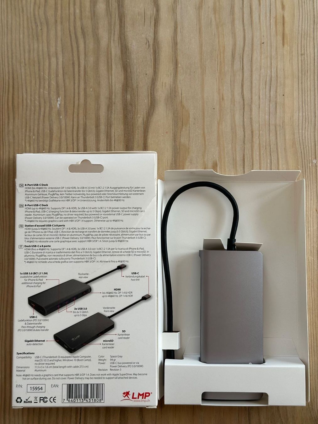 Hub & Switch: USB-C mini dock Multi ports LMP Multi HUB HDMI USB3 Ethernet – Nuovo (secondo la descrizione) da Lugano venduto da Mat_0_taM 2