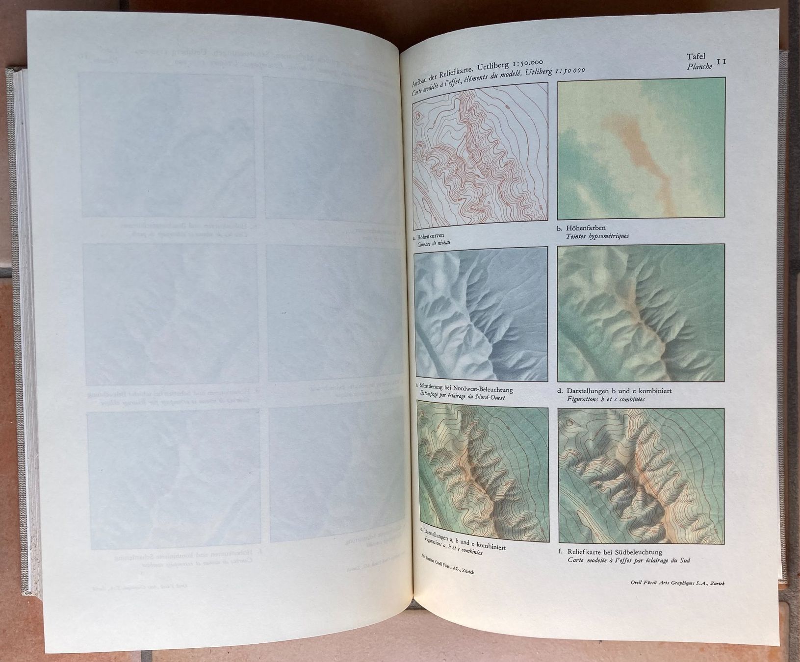 Landkarten & Atlanten: Terrain et Carte - Edouard Imhof – Gebraucht aus Versoix von HELVETICA_1 9