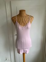Spitzen Longtop rosa - S