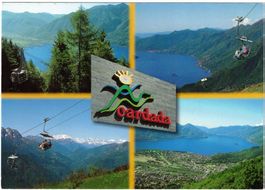 Locarno - 4 Bild AK Cardada