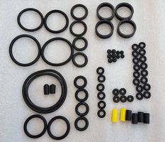 Flippergummi  Set schwarz klein