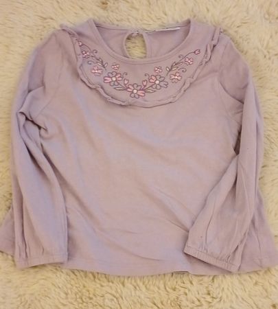 Süsses Mädchen Langarmshirt, Grösse 98, Lila, Top Zustand!