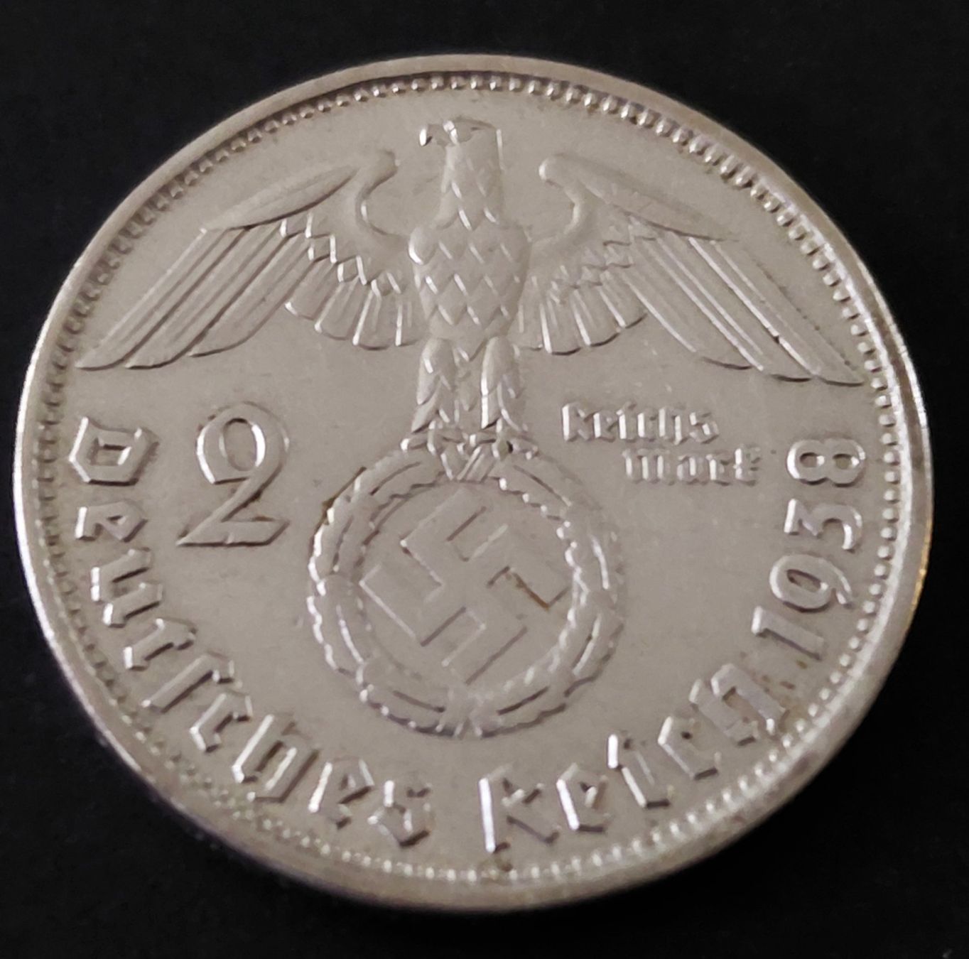 Tutti le monete: Deutsches Reich - 2 Reichsmark 1938 E – Usato da Ebikon venduto da smartbox