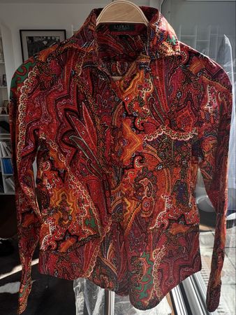 Ralph Lauren Hemd, Paisley Muster, Gr. S Top Zustand