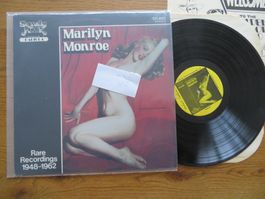 Marilyn Monroe Schallplatte - Rare Recordings 1948-1962