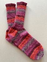 Wollsocken Handgestrickt