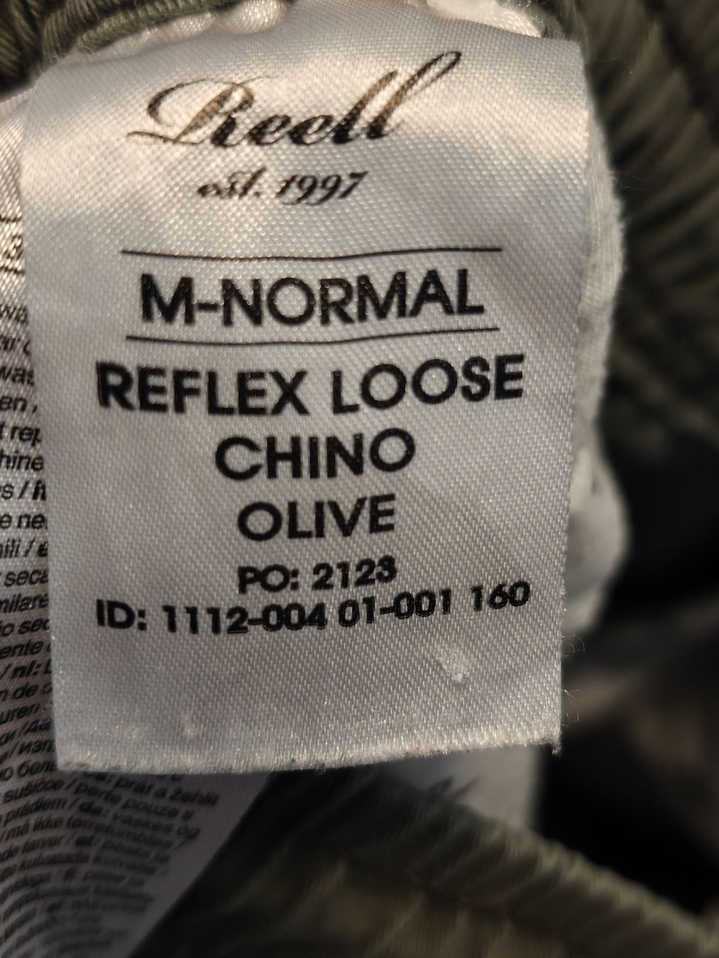 Pantaloni: Reell Reflex Loose Chino Olive Gr M – Usato da Niederrohrdorf venduto da k.schaffner 3