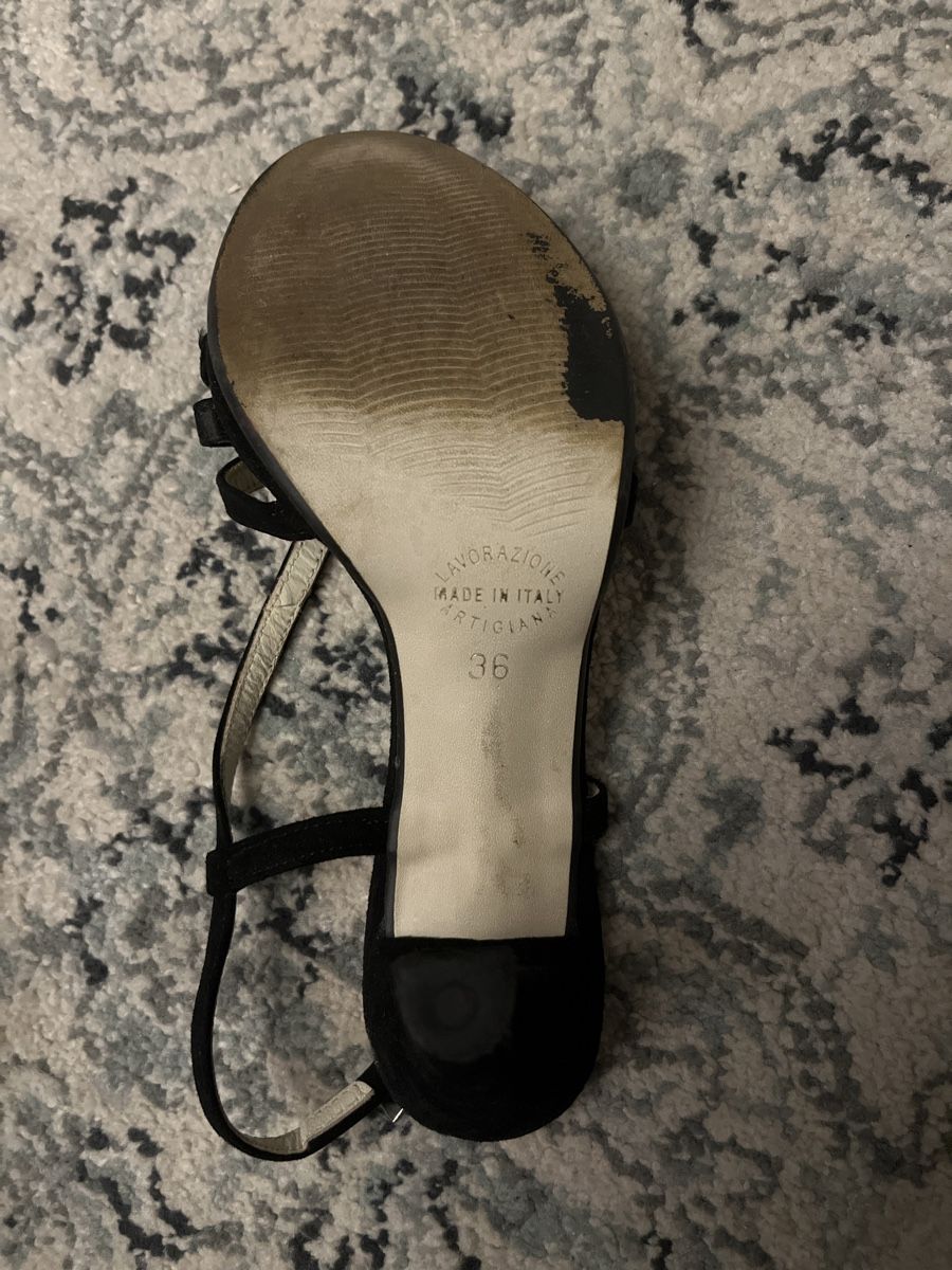 Scarpe da donna: Sandales noires à talons hauts, élégantes – Usato da Genève venduto da mar_mkc7 3