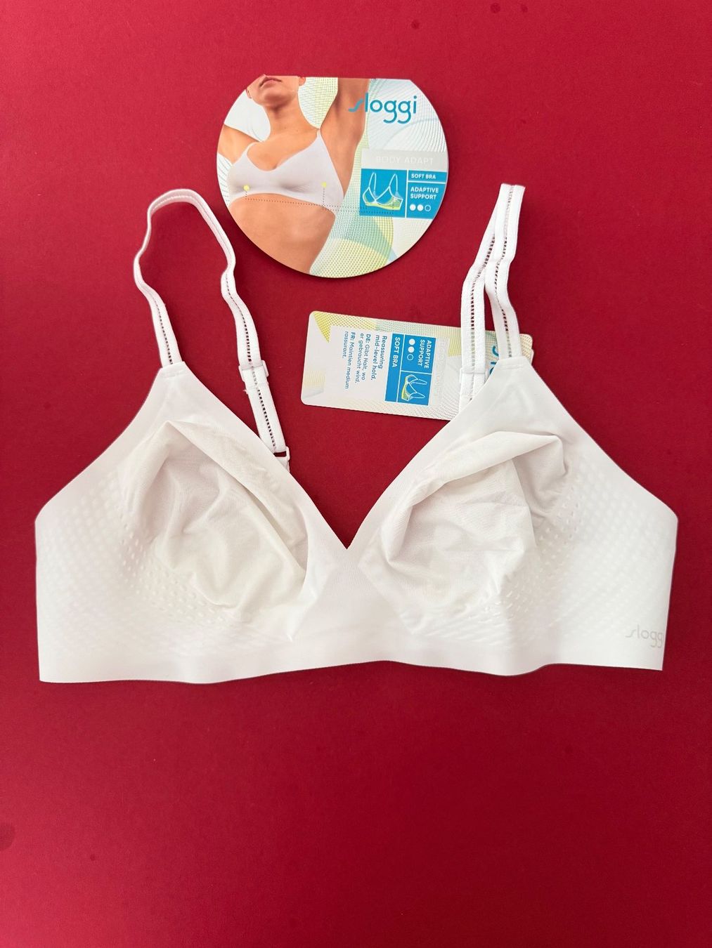 Sloggi Altra biancheria intima: SLOGGI, Bralette BODY ADAPT Soft, Grösse M, Farbe Weiss – Nuovo e nell'imballaggio originale da Rudolfstetten venduto da gst_g7xl 4