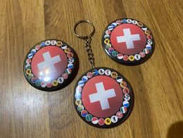 CH Kantone Anstecker, Magnet & Flaschenoeffner