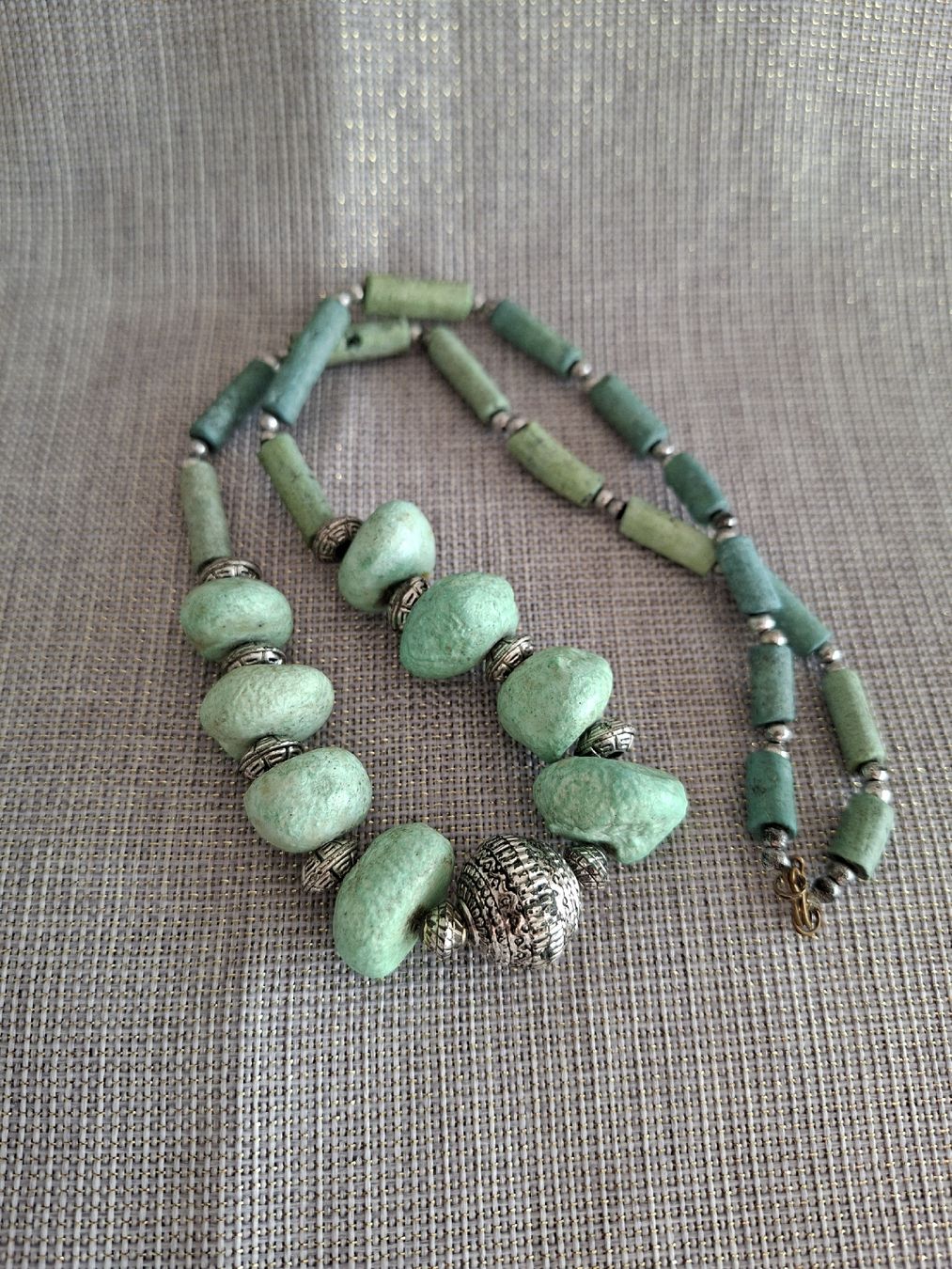 Colliers: Collier statement bohème vert – D'occasion à Lutry par Sim_Sta 4