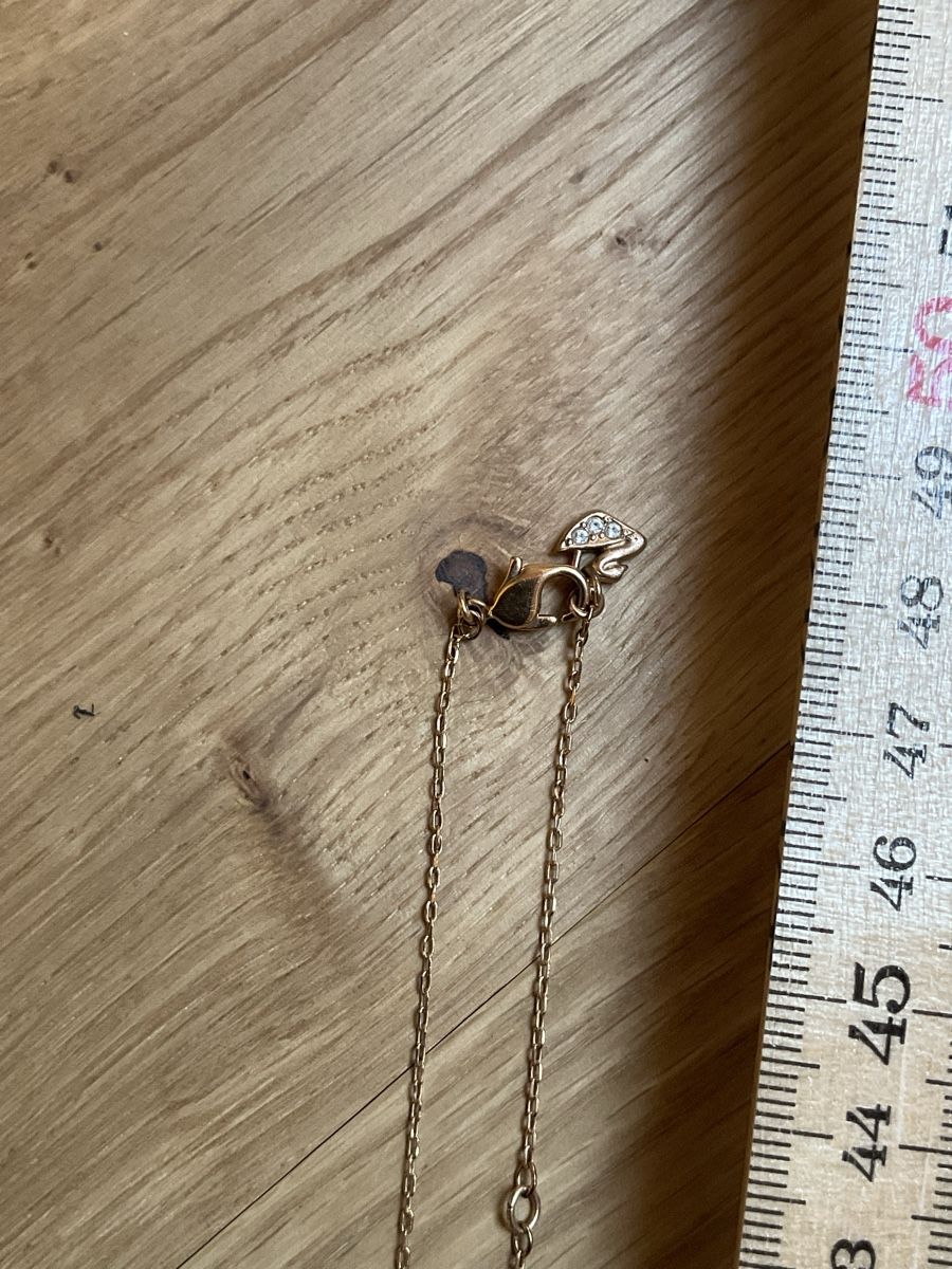 Swarovski Catenine: Swarovski Kette Locket blau Roségold – Usato da Wünnewil venduto da jani.ch 4