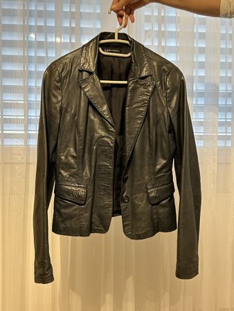 LEONARDO Echtlederjacke Gr. M Übergangsjacke Damen