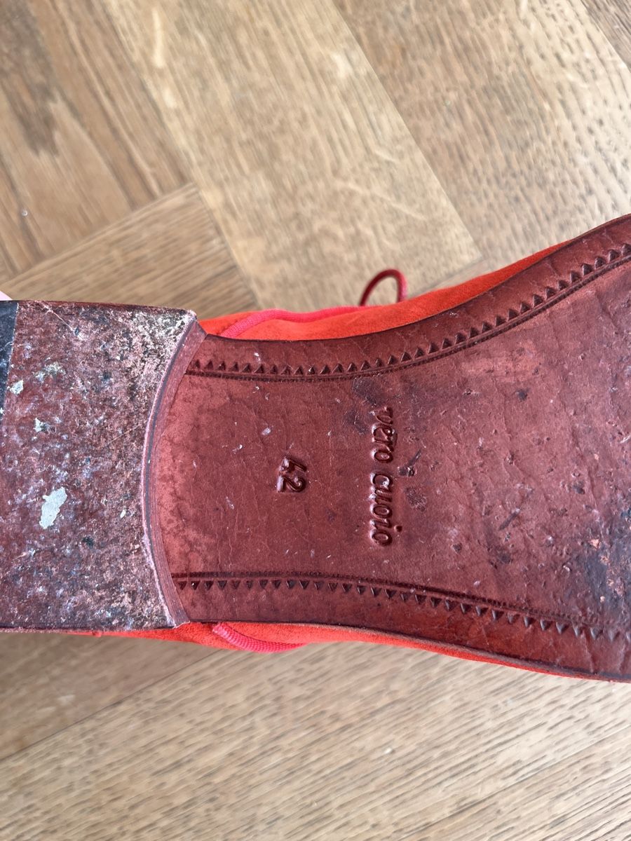Scarpe da uomo: Lederschuhe Herren, rot – Usato da Zürich venduto da mineff 3