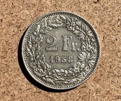 2 Fränkler Silbermünze 1958